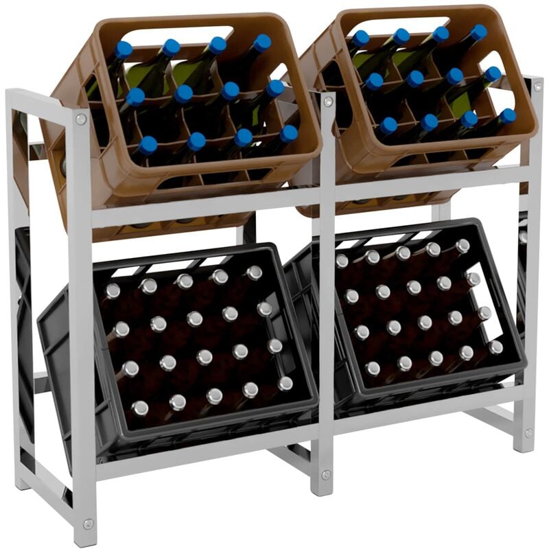 CLP - tagère de boisson chromée. 75x91x31 cm