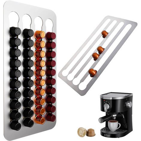 Support pour capsules de café, adapté aux bureaux, hôtels, cuisines, armoires et restaurants organiseur mural pour capsules de café
