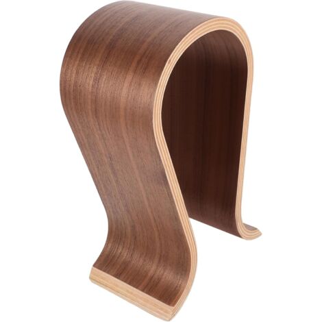 Support pour Casque Audio Bois Design u Présentoir pour Casque Audio sur