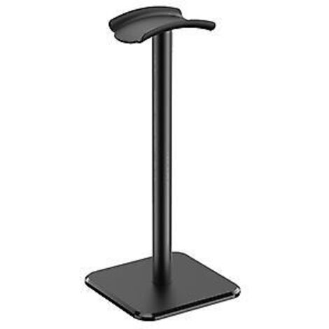 Support pour casque audio - Support pour casque - Crochet pour casque - 100 x 100 x 245 mm - Noir - Alliage d'aluminium