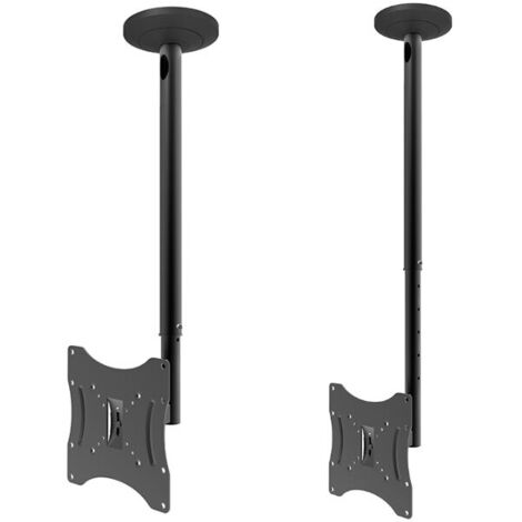 Support pour écran de plafond approx de 17 à 42 fixe inclinable vesa max 400x400 jusqu'à 30kg.