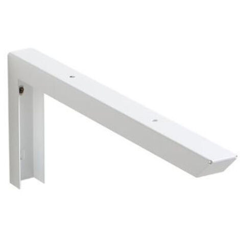 Support Pour Étagère De Salle De Bains Blanche En Métal De 20 X 49 Cm  Valentina