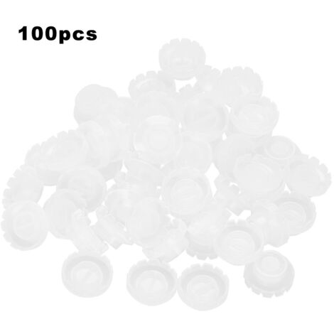 Support pour extensions de cils avec anneau jetable - 100 pièces, support adhésif pour colle à cils