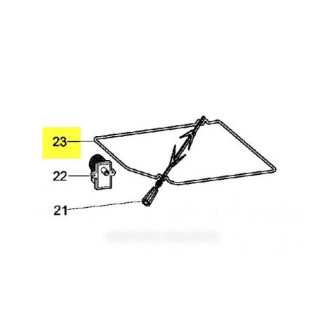 Support pour Four HOTPOINT - ARISTON C00138869