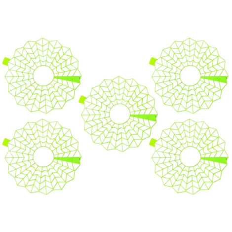 Support pour fraisiers lot de 5 vert gazon