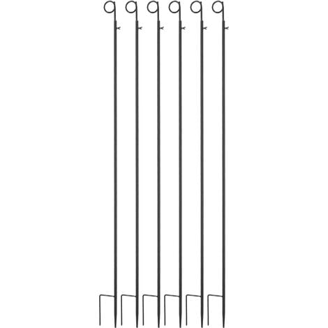 ESSCHERT DESIGN Support pour guirlande et éclairages extérieurs (Lot de 6)