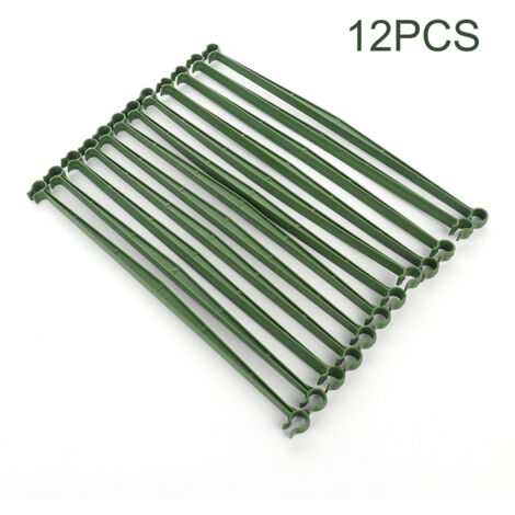 Support pour Jardins  Cage pour Tomates et Plantes Verticales  Treillis Jardinière Kit  Armatures Snap-On en Plastique  Pour Tomates, Haricots, Concombres  Support Utile et Décoratif  12 pièces