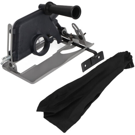 Support pour meuleuse d'angle 100 mm, réglable à 45°, en alliage d'aluminium robuste et plastique, support de coupe stable