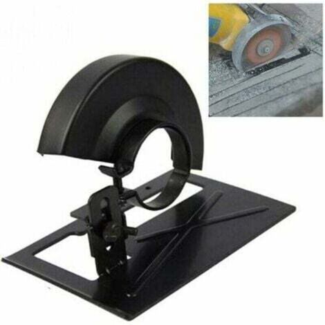 Support pour meuleuse d'angle + capot de protection réglable 20-30 mm, adapté aux outils de bricolage pour le travail du bois, SEMAket