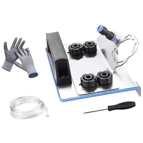 Support pour meuleuse d'angle - Kit de coupe à chanfrein 45° pour carrelage - 100 modèles compatibles