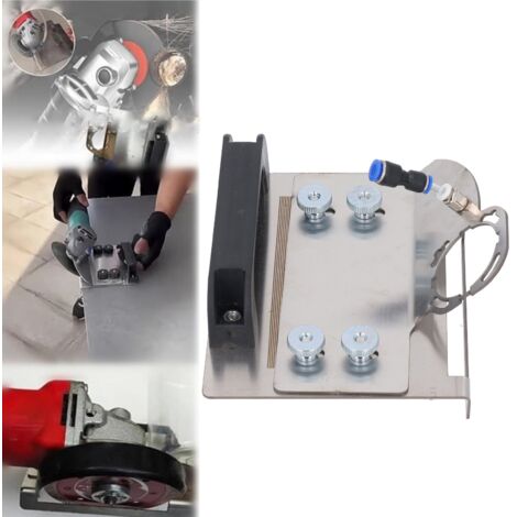 Support pour meuleuse d'angle pour carrelage, chanfreinage à 45°, en acier inoxydable, réglable, pour la découpe de céramique et de pierre.
