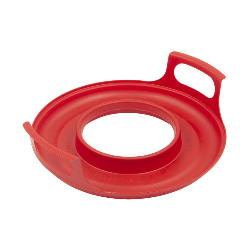 Self Confort - Support pour micro-ondes anti-brûlures - Rouge - Rouge