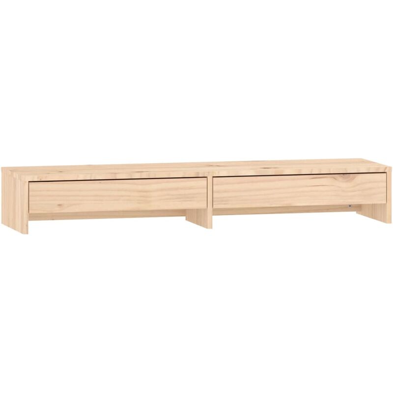 Helloshop26 - Support pour moniteur 100 x 27 x 15 cm bois de pin solide