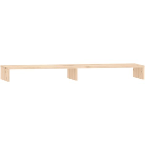 Support pour moniteur  Support d'écran 100x27x10 cm Bois de pin solide CFW60926