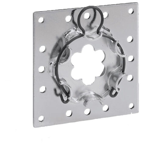 Support pour moteur de volet roulant, platine acier de 100x100mm - SELVE