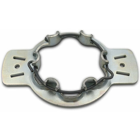 Support pour moteur Somfy, Acier zingué passivé, Anneau de verrouillage, Volet roulant