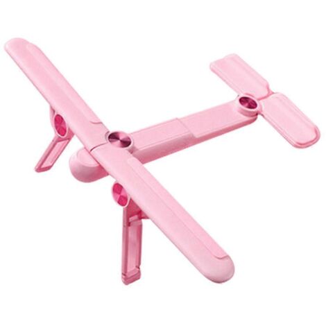 Support pour ordinateur portable avec base de support portable et relevable, en ABS.