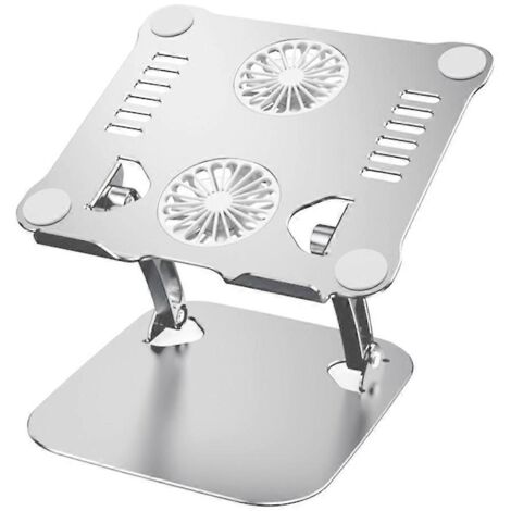 Support pour ordinateur portable MacBook, pliable et réglable, en alliage d'aluminium.