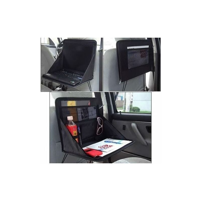 Linghhang - Support pour ordinateur portable - Pour siège arrière de voiture - Plateau de travail ou repas