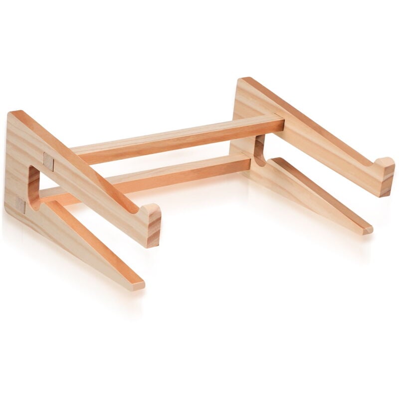 Feiyue - Support pour ordinateur portable Support pour tablette Support pour ordinateur portable en bois Support de rangement pour ordinateur