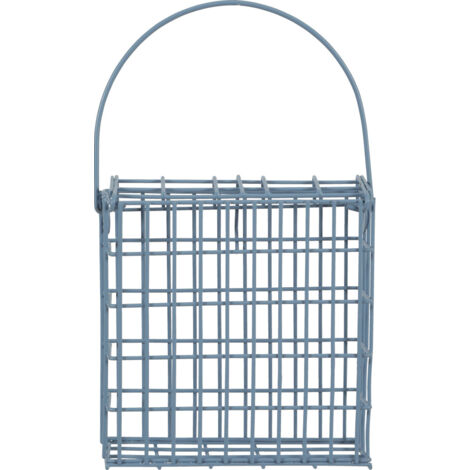 Support pour pain de graisse en métal orage bleu  pour oiseaux - zolux