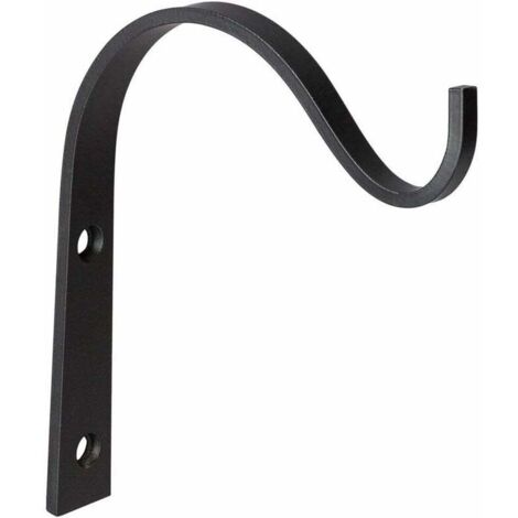 Support pour panier suspendu, crochets muraux en fer pour suspendre pots de fleurs, lanternes nichoirs, carillons éoliens, appliques murales, lot de 4