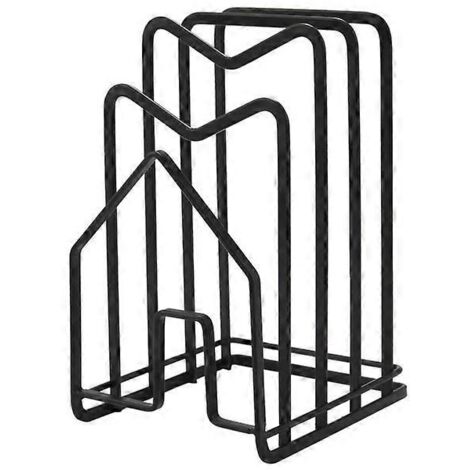Support pour planches à découper, étagère de rangement pour planches à découper, support pour couvercles de casseroles, étagère de rangement pour plan de travail de cuisine
