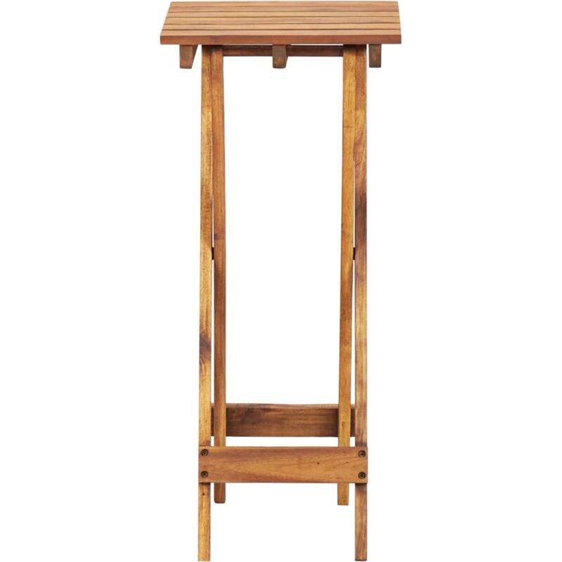 Support pour plantes 30x30x67 cm Bois d'acacia solide Vidaxl