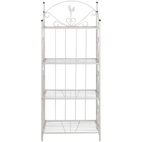 Support pour plantes Carré Blanc CFW531671