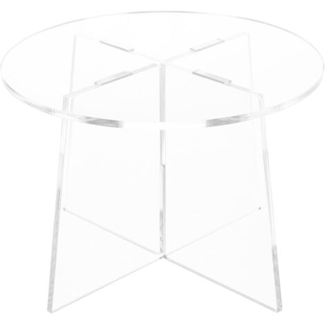 Support pour plantes en acrylique, petit tabouret pour plantes d'intérieur