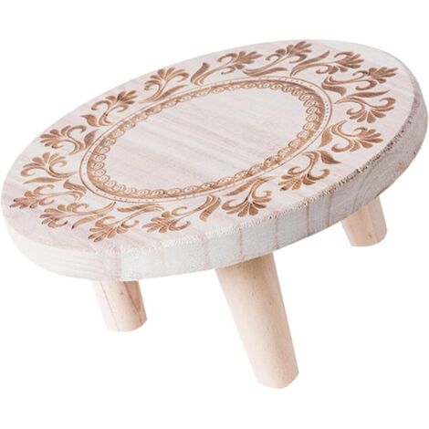 Support pour plantes en bois, mini tabouret en bois, porte-plantes d'intérieur pour