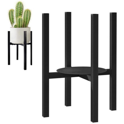 Support pour plantes en métal, support de plantes en fer, support de pot de fleurs, support réglable en métal, 20.5 à 30.5 cm, support de fleurs réglable librement, design tendance et élégant