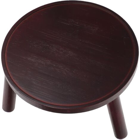 Support pour plantes et pot de fleurs sur pied pour intérieur, en bois rouge