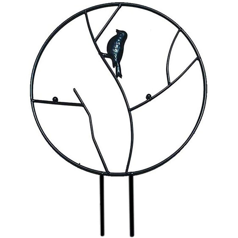 Support pour Plantes Grimpantes en Fer - Treillis Jardin Décoratif pour Légumes et Fleurs - Outil de Jardinage