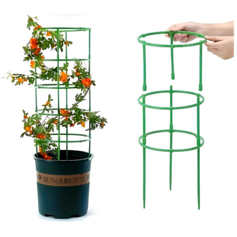 Support pour plantes grimpantes pot de fleurs lot de 12
