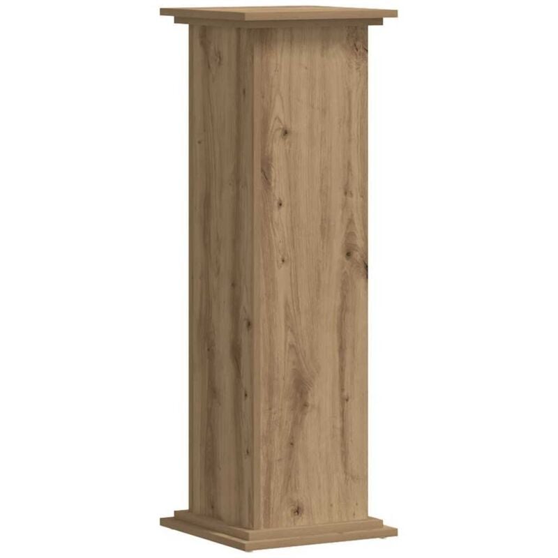 Support pour plantes 33x33x100 cm bois d'ingénierie Vidaxl