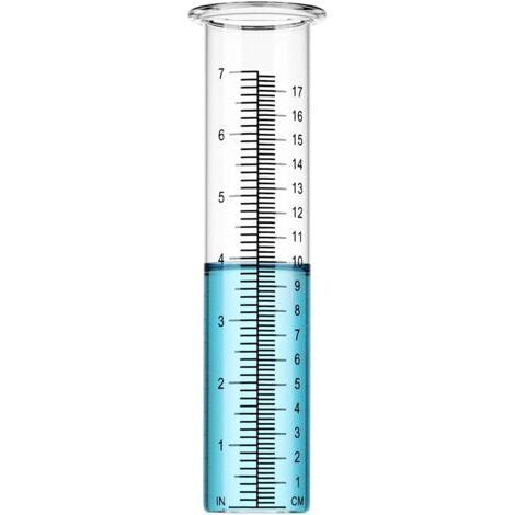 Support pour pluviomètre de 17,8 cm (environ) pour l'extérieur, la terrasse, le jardin et la maison.