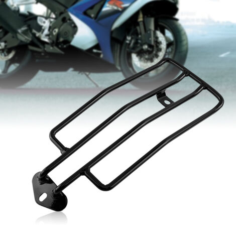 Support pour porte-bagages arrière de selle solo moto, compatible XL883/1200, couleur noire