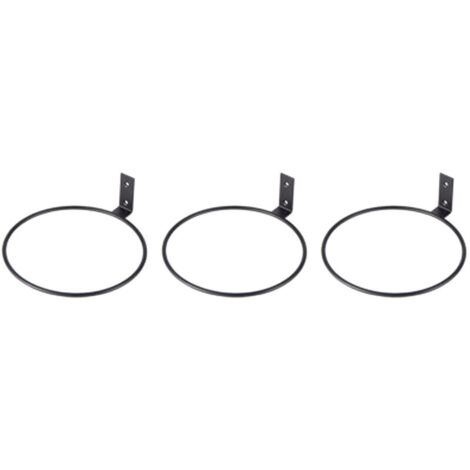 Support pour pots de fleurs, anneau de balcon, support pliable en métal, plateau pour pots de fleurs
