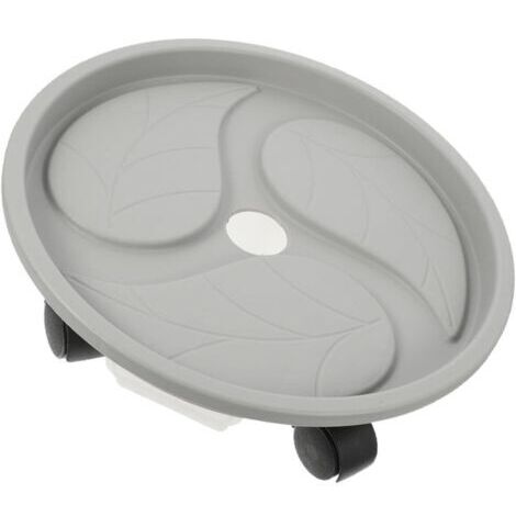 Support pour Pots de Fleurs avec roulettes Plateau de Jardinière Mobile avec Bac à Eau Support de Plantes Intérieur et Extérieur Capacité Protection de Sol et Facilité de