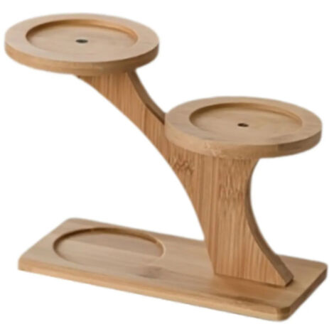 Support pour pots de fleurs en bois tagre fleurs style