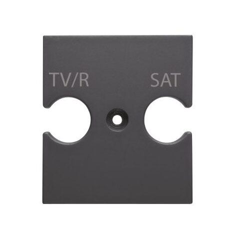 SUPPORT POUR PRISES TV-R-SAT CH/BK GEWISS GW12387
