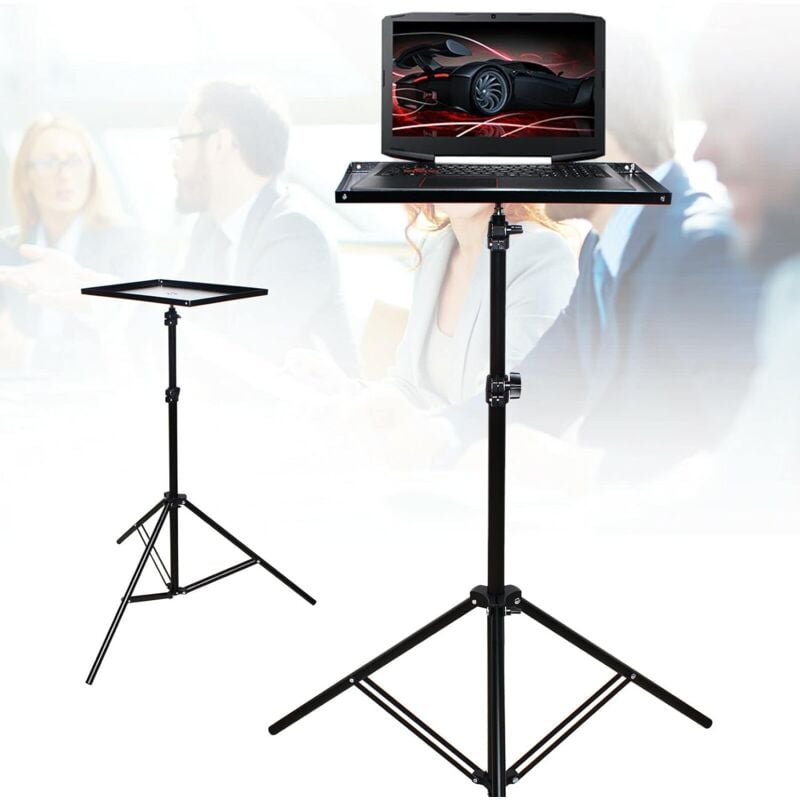 Support pour projecteur Trépied multifonctionnel pour ordinateur portable Hauteur réglable de 69 cm à 190 cm