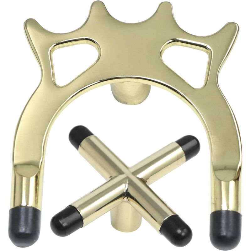 Support pour queue de billard en métal avec fourche haute deux pièces accessoire anti glisse pour billard américain et français