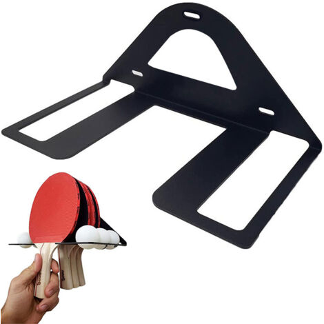 Support pour raquettes de ping-pong, présentoir pour raquettes, étagère de rangement pour raquettes de ping-pong, présentoir simple pour articles de sport, étagère de rangement pour raquettes