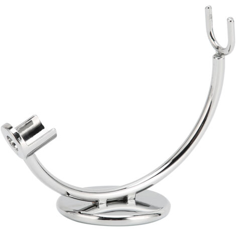 Support pour Rasoir en Acier Inoxydable, Porte-Brosse de Rasage à Tête Unique, Accessoire de Sûreté