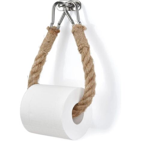 Support pour Rouleau de Papier Toilette, Porte-Papier Salle de Bain Support de Rouleau de Serviette Toilette