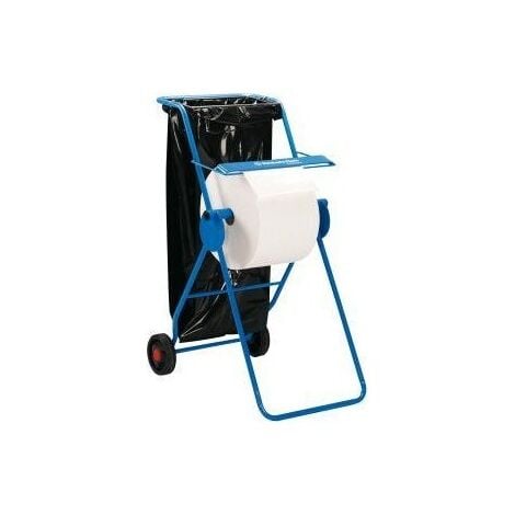 Support pour rouleau papier bleu