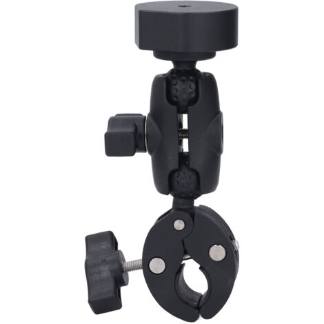 Support pour satellite avec clamp aluminium robuste et adaptateur pour Mini - Bracket ajustable 360° pour camping-car, bateau, véhicule