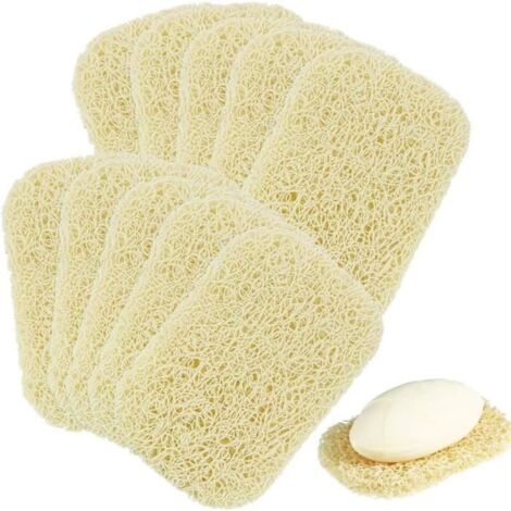 Support pour Savon en PVC,Porte Savon Antidérapant,Support de Savon Accessoire,Cuttable soap box,pour Cuisine Salle de Bain,10pcs